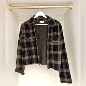 Cropped Shirt Jacket